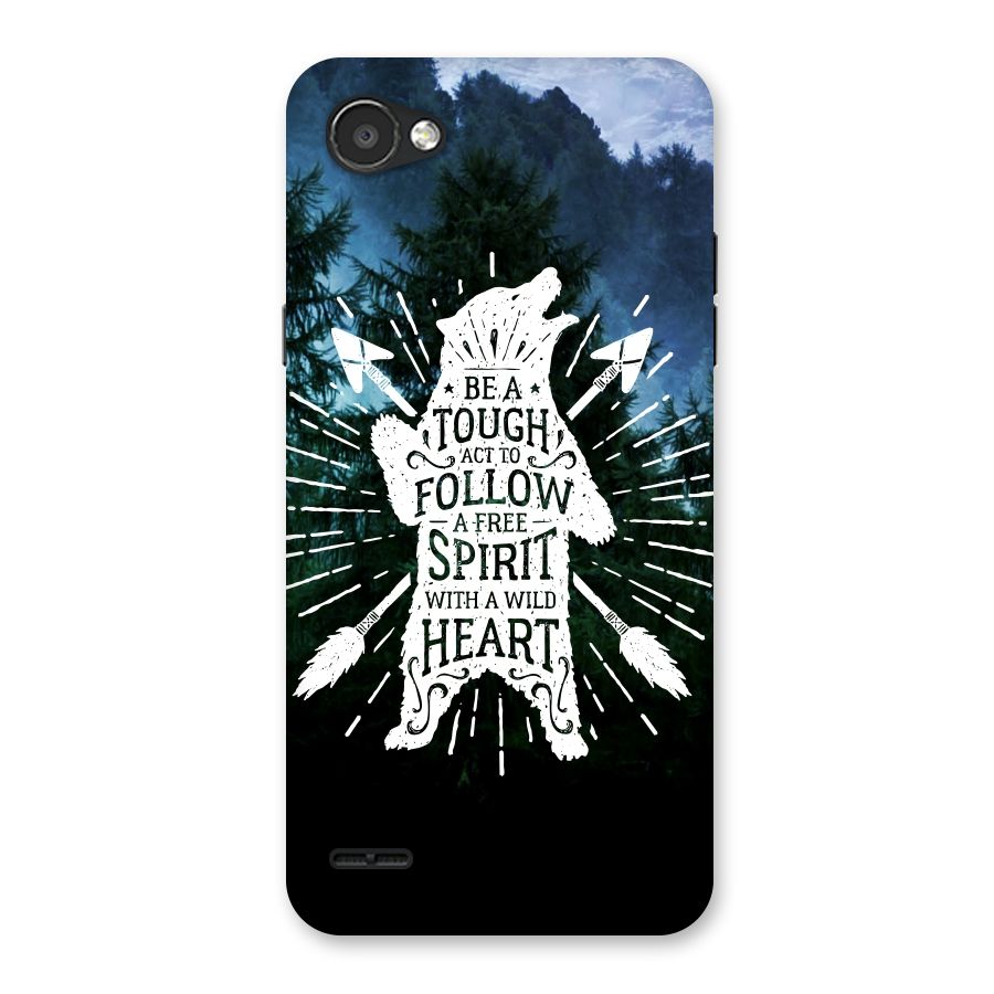 Follow Spirit Heart Back Case for LG Q6