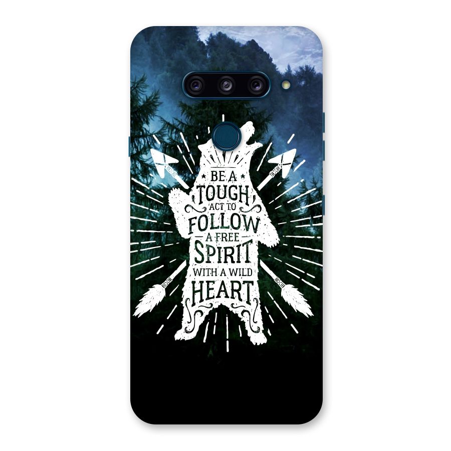 Follow Spirit Heart Back Case for LG  V40 ThinQ