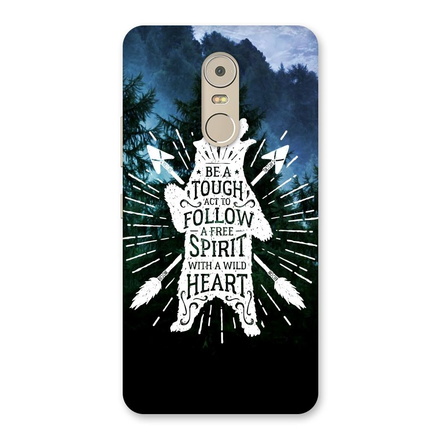 Follow Spirit Heart Back Case for Lenovo K6 Note