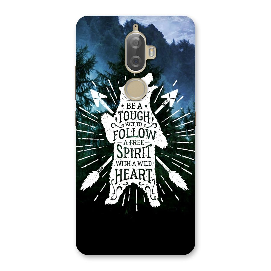 Follow Spirit Heart Back Case for Lenovo K8 Plus