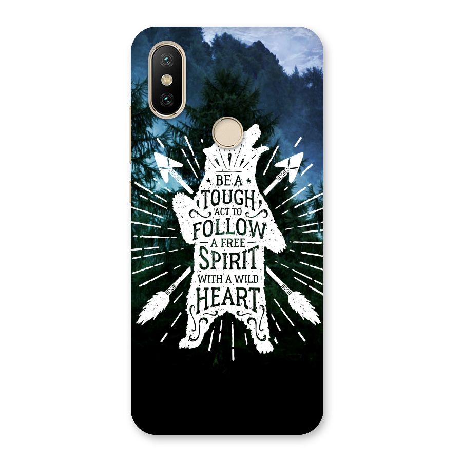 Follow Spirit Heart Back Case for Mi A2