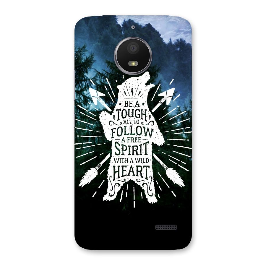Follow Spirit Heart Back Case for Moto E4