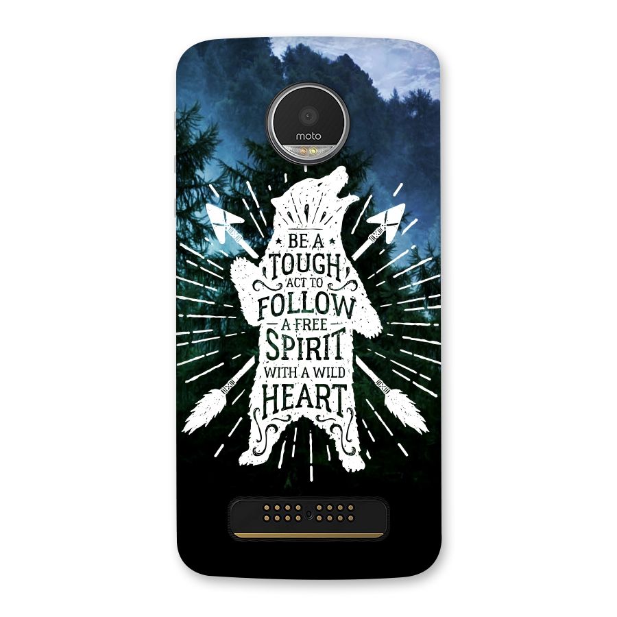 Follow Spirit Heart Back Case for Moto Z Play