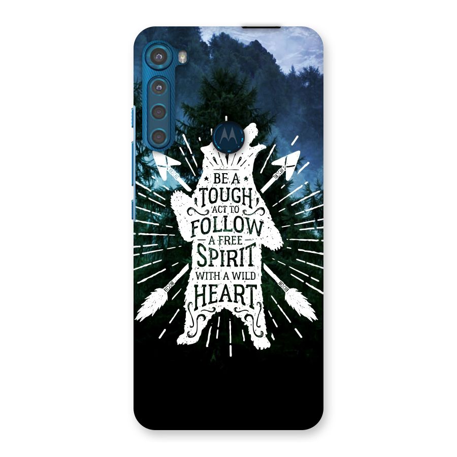 Follow Spirit Heart Back Case for Motorola One Fusion Plus