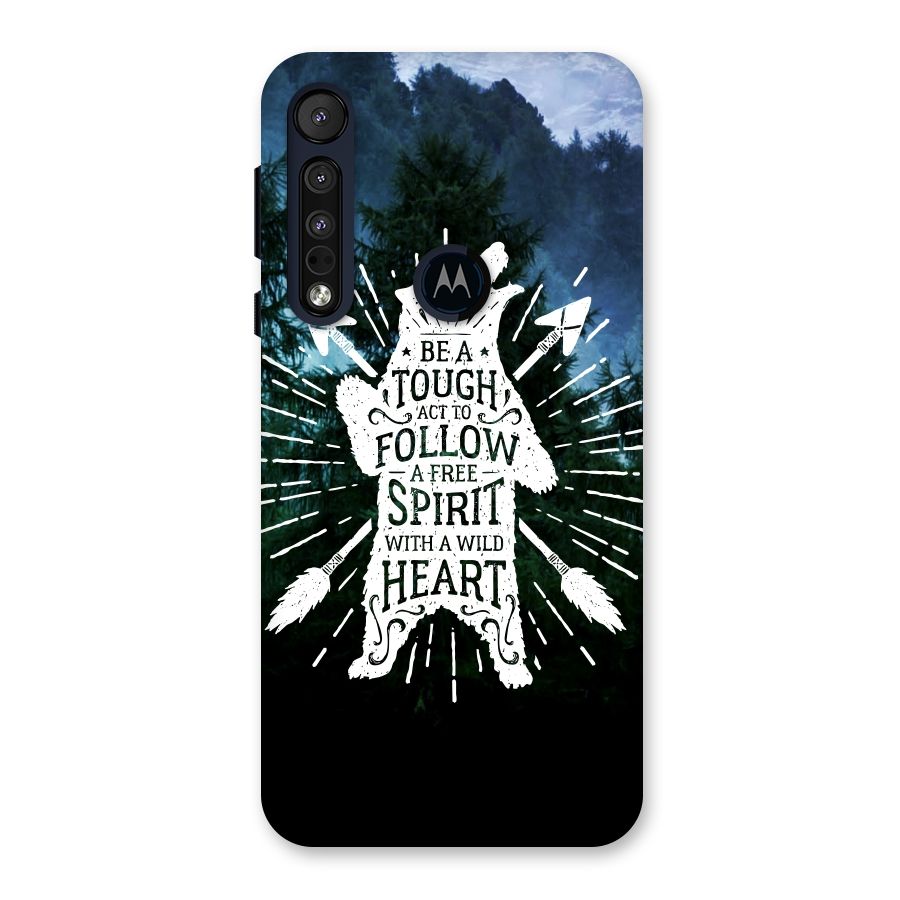 Follow Spirit Heart Back Case for Motorola One Macro