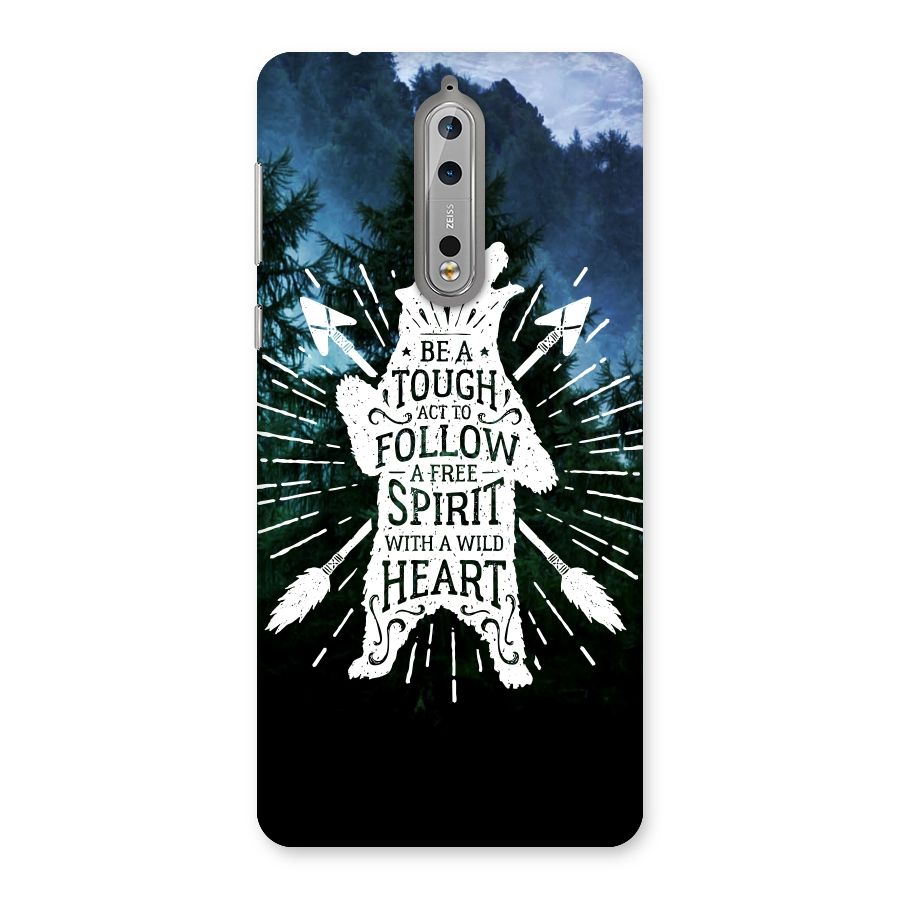 Follow Spirit Heart Back Case for Nokia 8