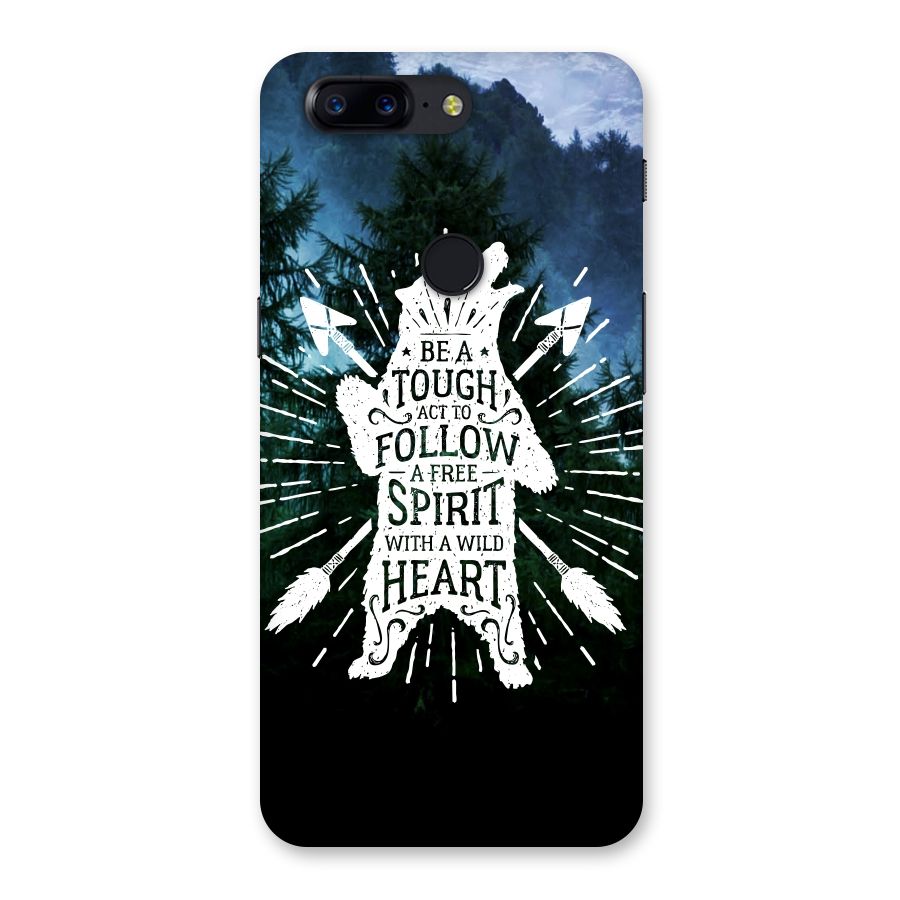 Follow Spirit Heart Back Case for OnePlus 5T