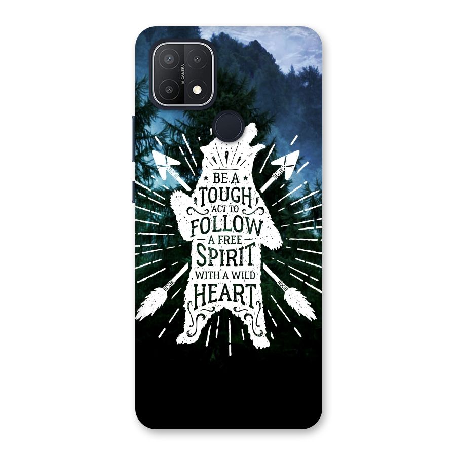 Follow Spirit Heart Back Case for Oppo A15