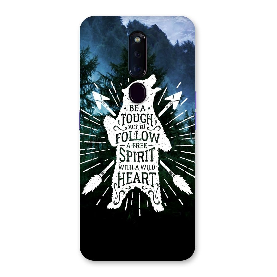 Follow Spirit Heart Back Case for Oppo F11 Pro