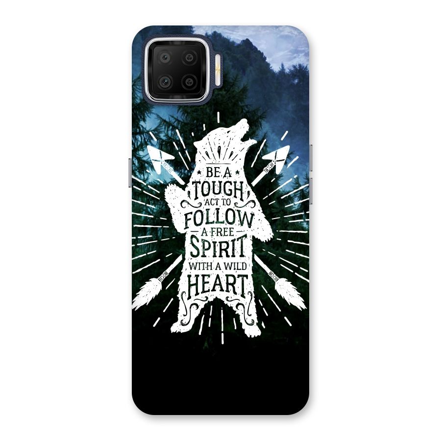 Follow Spirit Heart Back Case for Oppo F17
