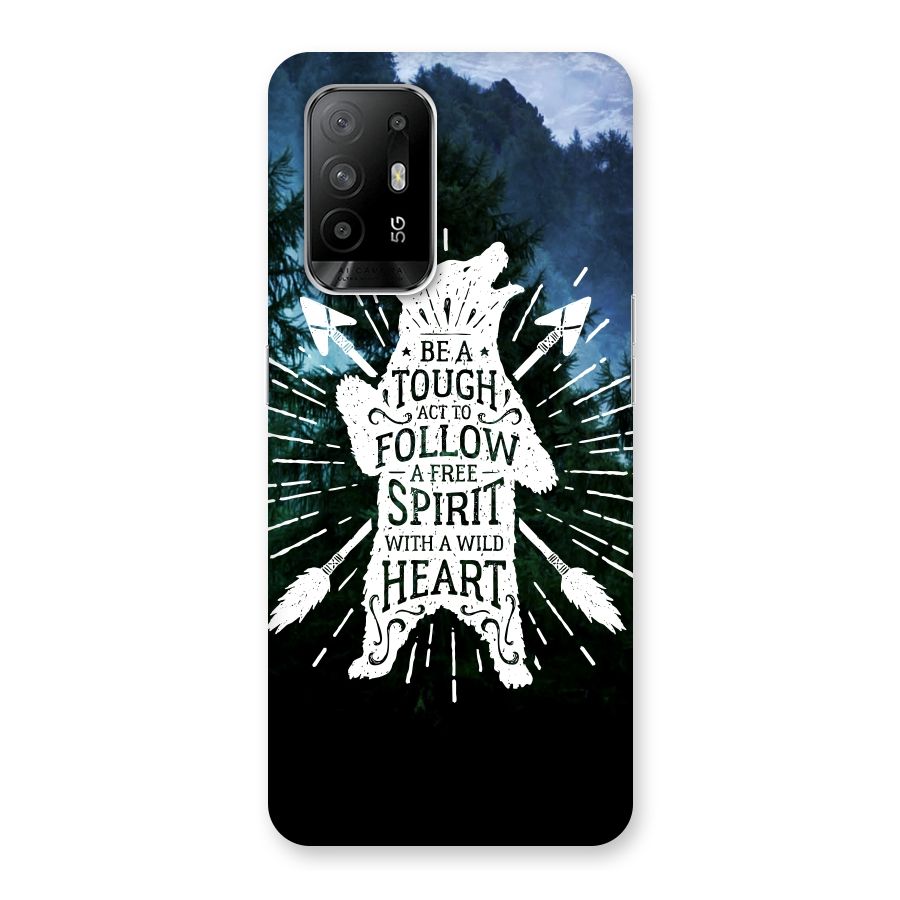 Follow Spirit Heart Back Case for Oppo F19 Pro Plus 5G