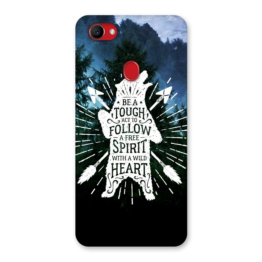 Follow Spirit Heart Back Case for Oppo F7
