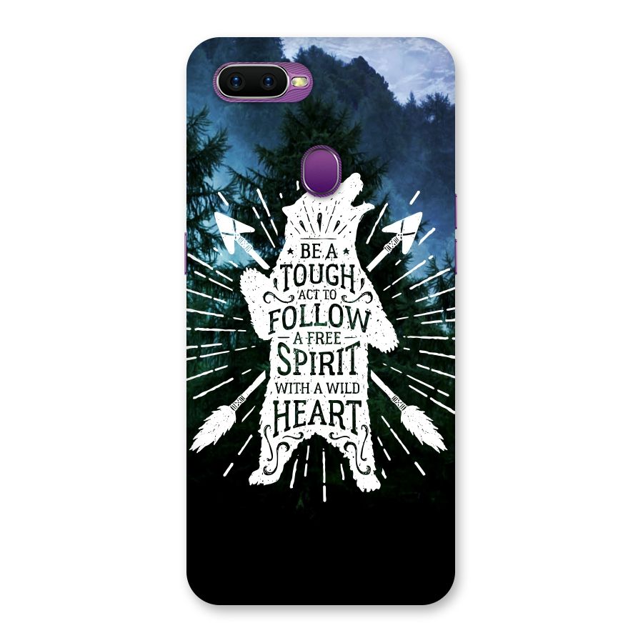 Follow Spirit Heart Back Case for Oppo F9