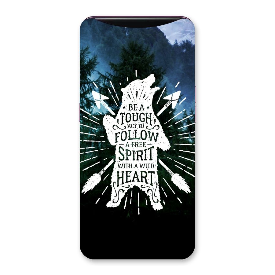 Follow Spirit Heart Back Case for Oppo Find X