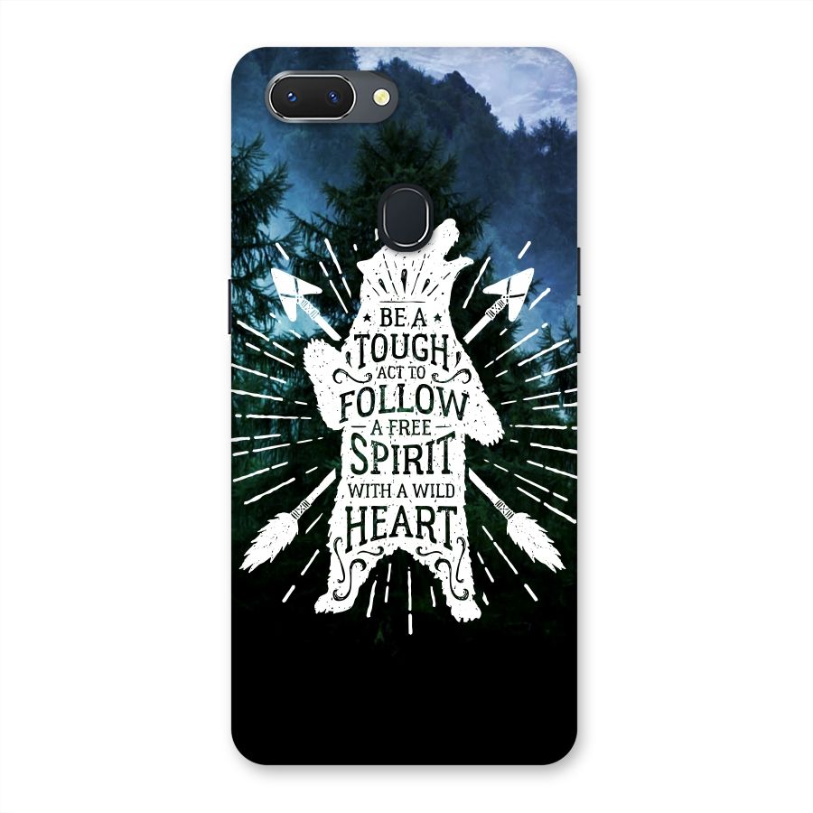 Follow Spirit Heart Back Case for Oppo Realme 2