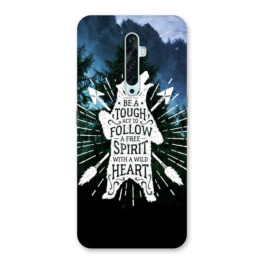 Follow Spirit Heart Back Case for Oppo Reno2 F