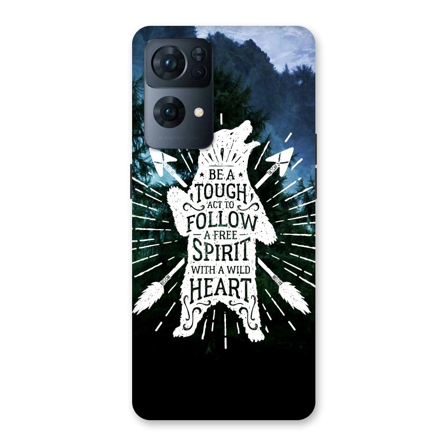 Follow Spirit Heart Back Case for Oppo Reno7 Pro 5G