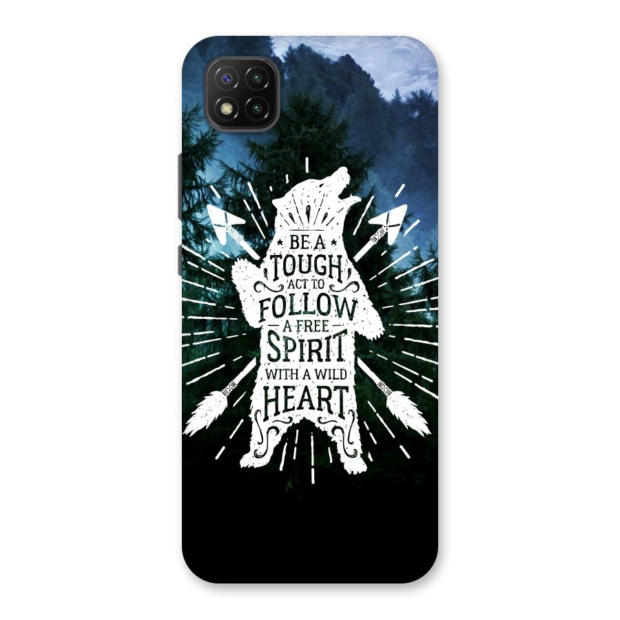 Follow Spirit Heart Back Case for Poco C3