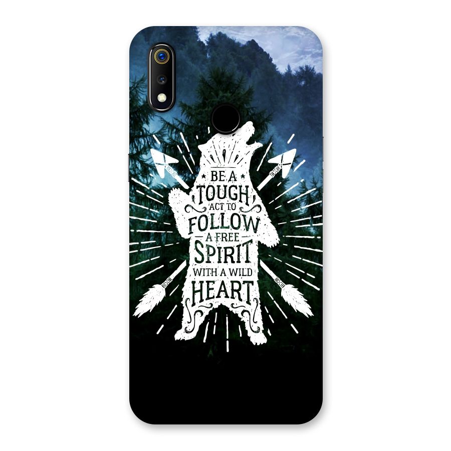 Follow Spirit Heart Back Case for Realme 3
