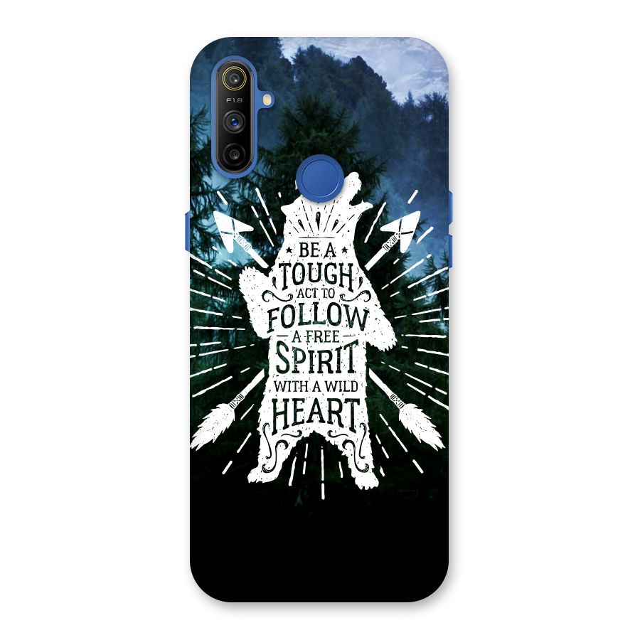Follow Spirit Heart Back Case for Realme Narzo 10A