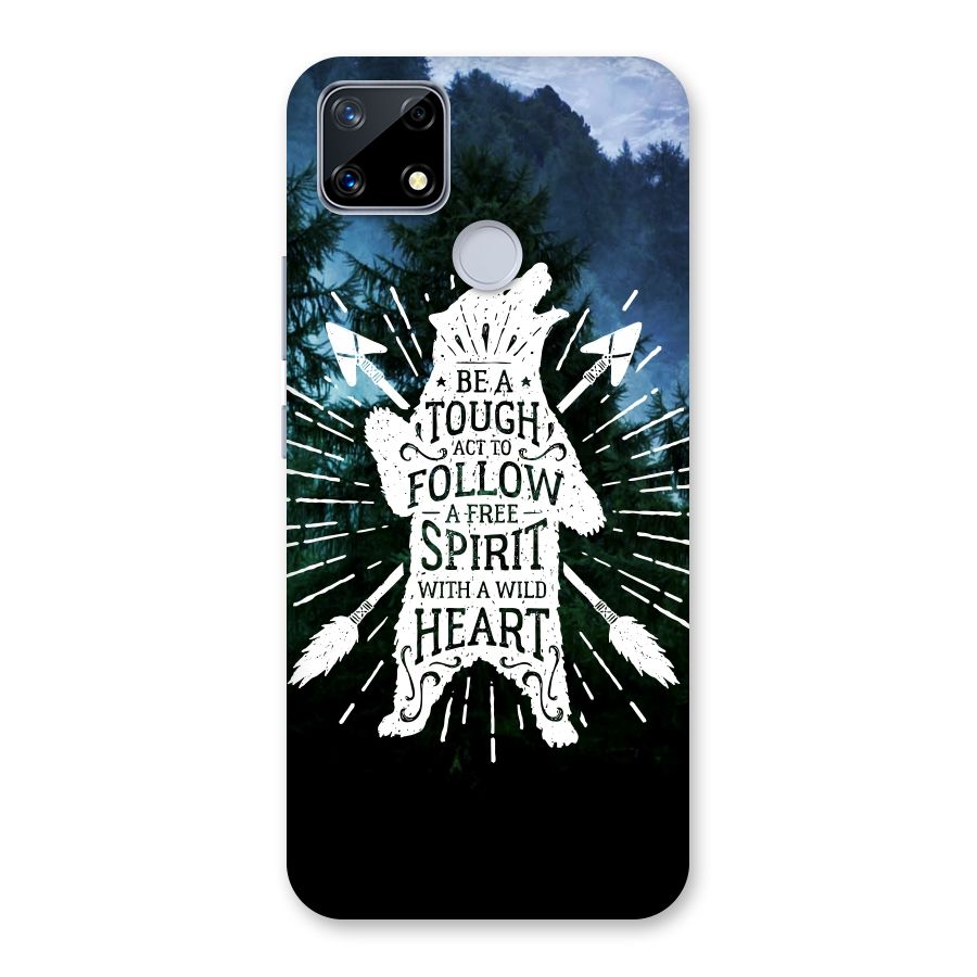 Follow Spirit Heart Back Case for Realme Narzo 20