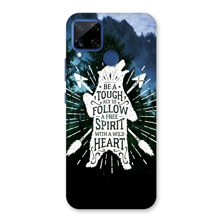 Follow Spirit Heart Back Case for Realme Narzo 30A