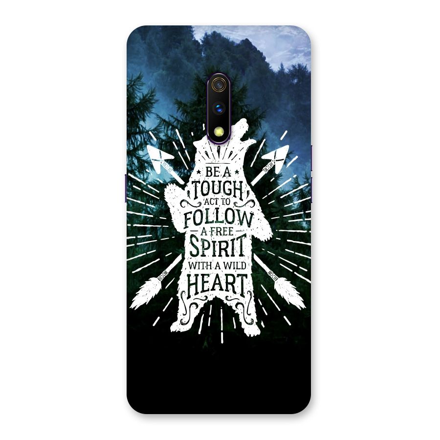 Follow Spirit Heart Back Case for Realme X