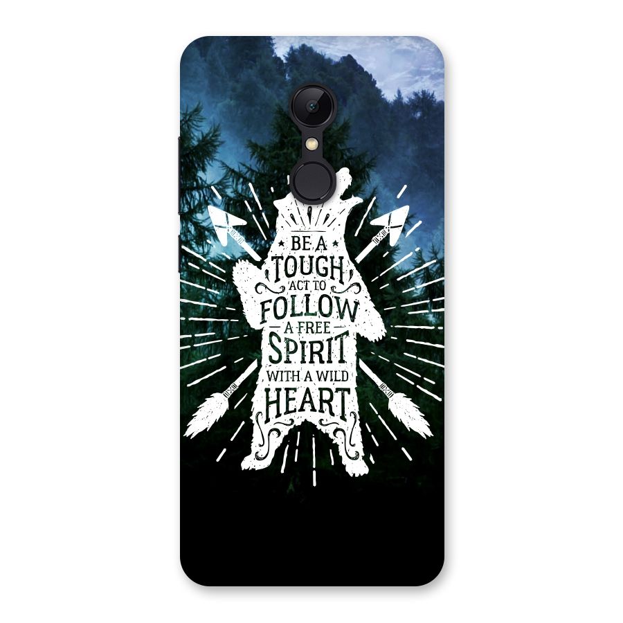 Follow Spirit Heart Back Case for Redmi 5