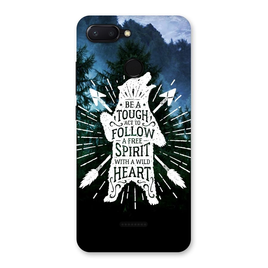 Follow Spirit Heart Back Case for Redmi 6