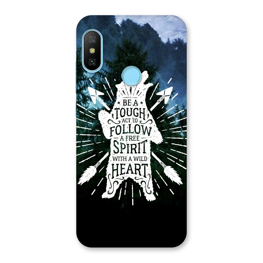 Follow Spirit Heart Back Case for Redmi 6 Pro