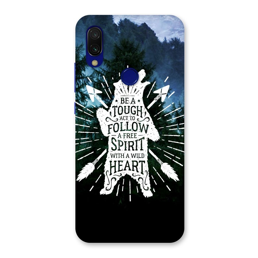 Follow Spirit Heart Back Case for Redmi 7