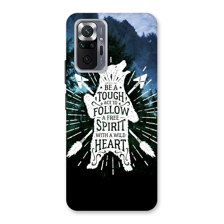 Follow Spirit Heart Back Case for Redmi Note 10 Pro Max