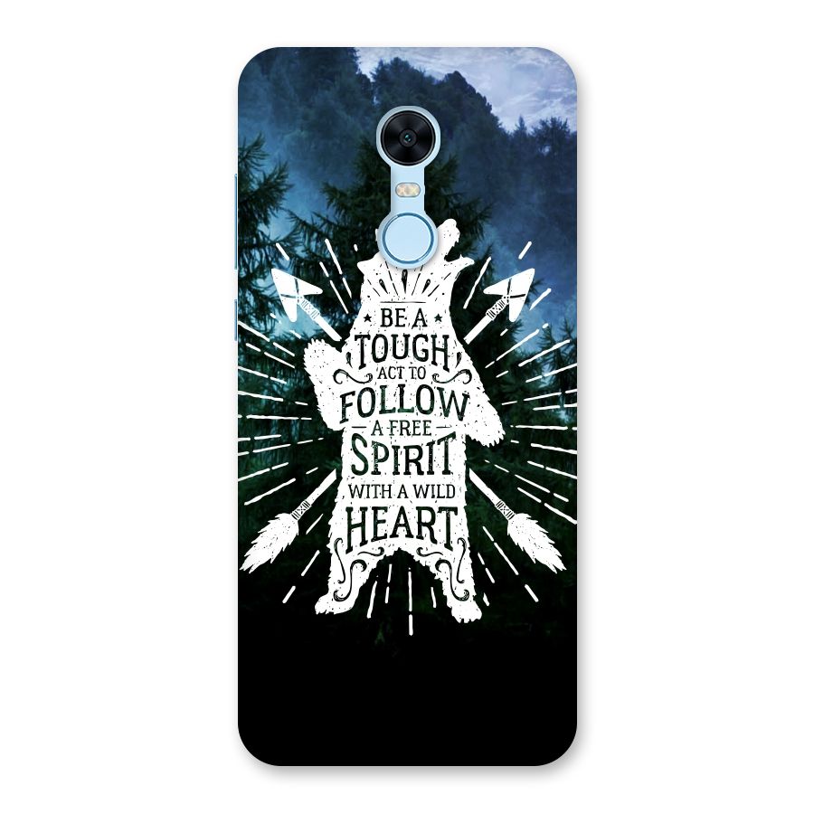 Follow Spirit Heart Back Case for Redmi Note 5