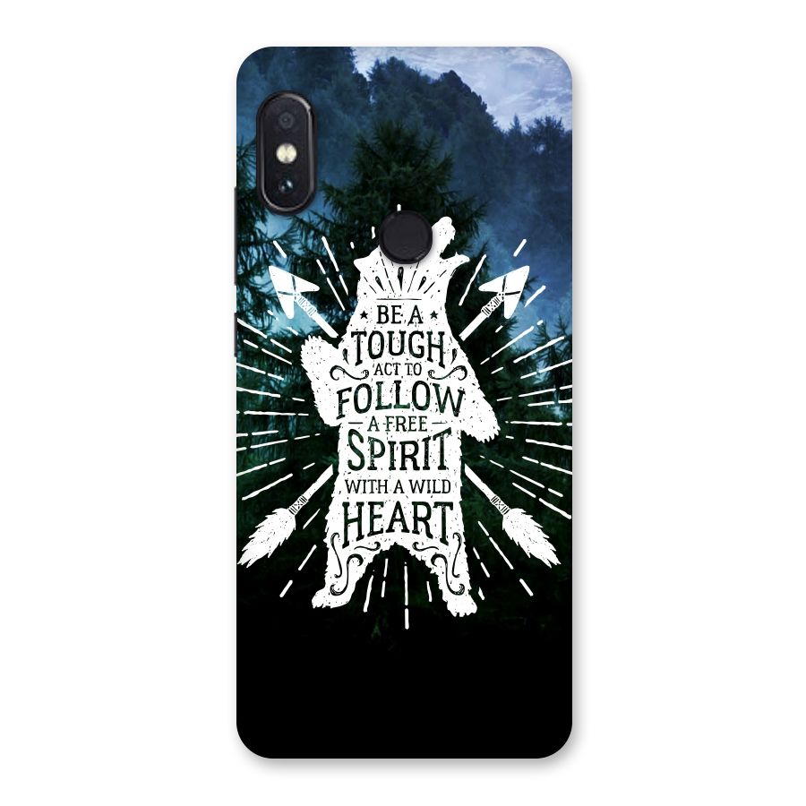 Follow Spirit Heart Back Case for Redmi Note 5 Pro