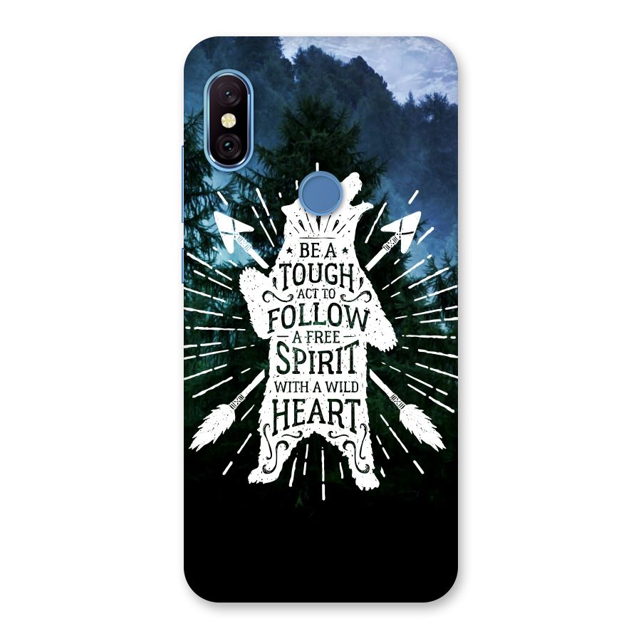 Follow Spirit Heart Back Case for Redmi Note 6 Pro