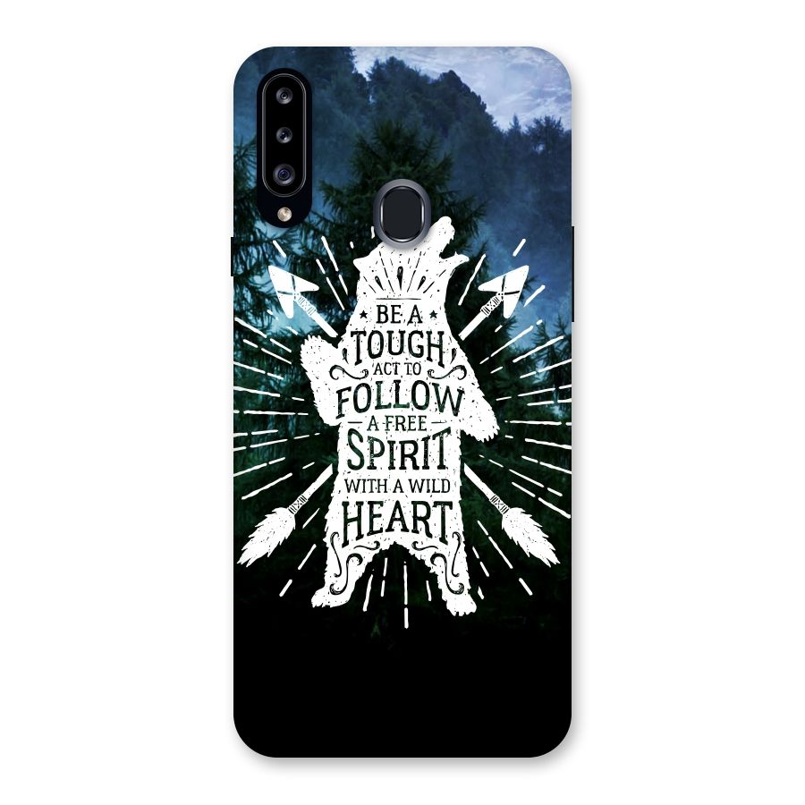 Follow Spirit Heart Back Case for Samsung Galaxy A20s