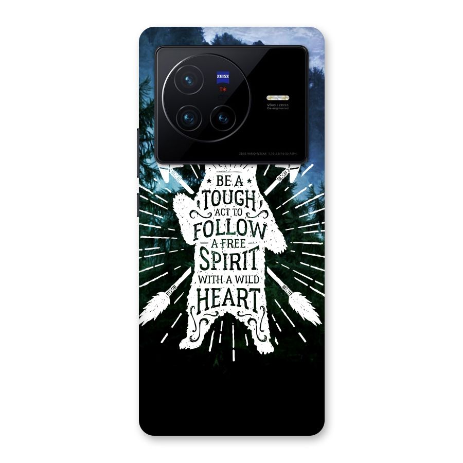 Follow Spirit Heart Back Case for Vivo X80