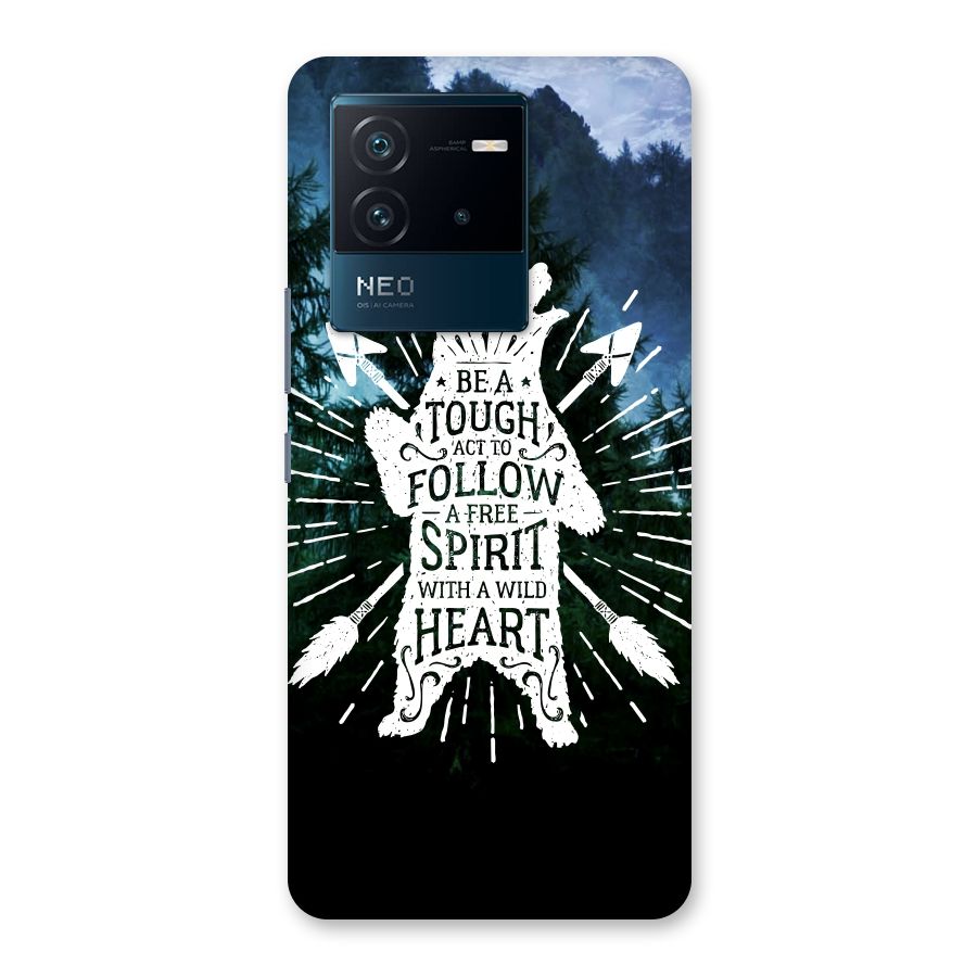 Follow Spirit Heart Back Case for Vivo iQOO Neo 6 5G