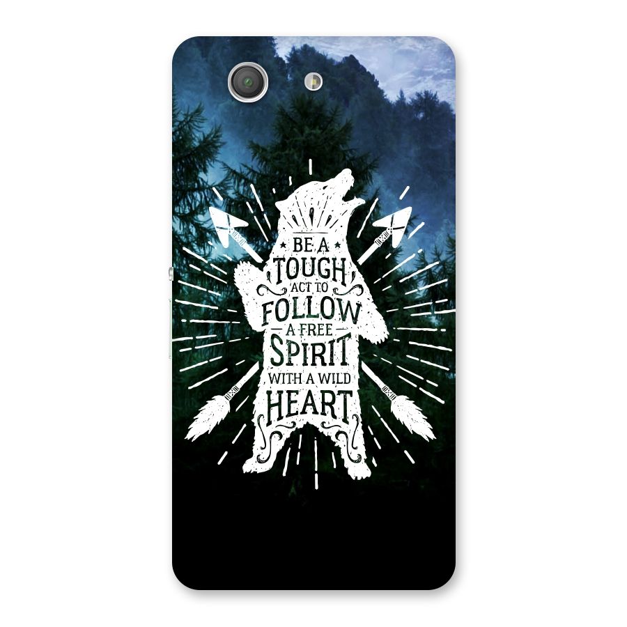 Follow Spirit Heart Back Case for Xperia Z3 Compact