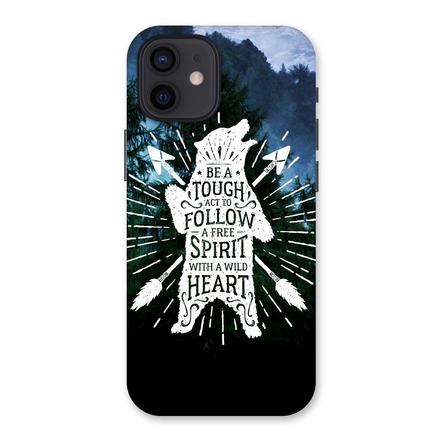 Follow Spirit Heart Back Case for iPhone 12