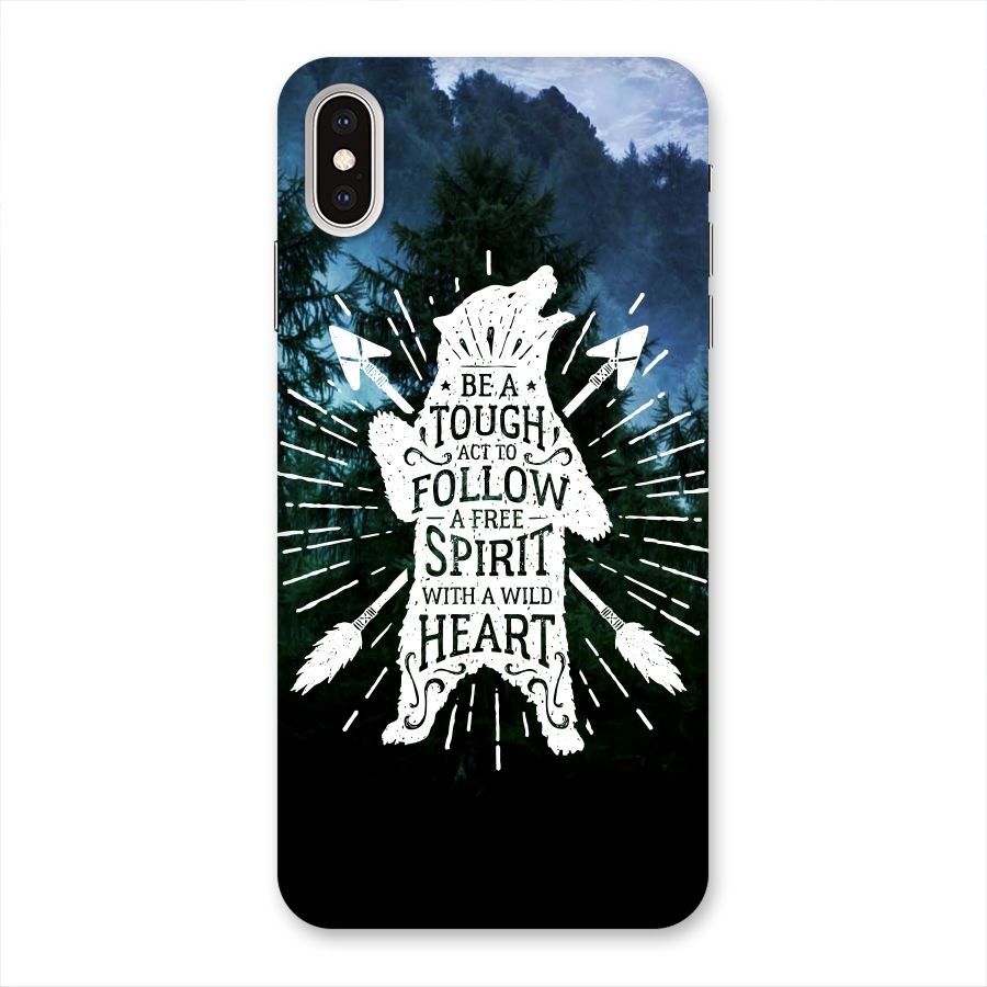 Follow Spirit Heart Back Case for iPhone XS Max