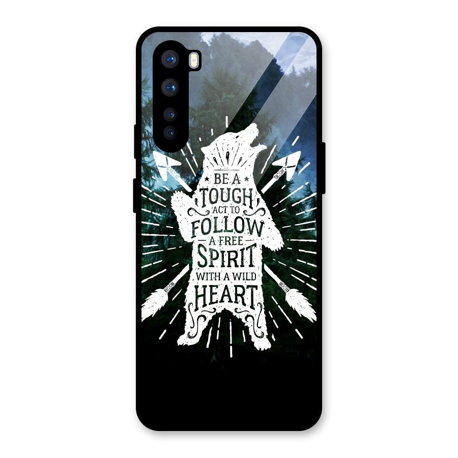 Follow Spirit Heart Glass Back Case for OnePlus Nord