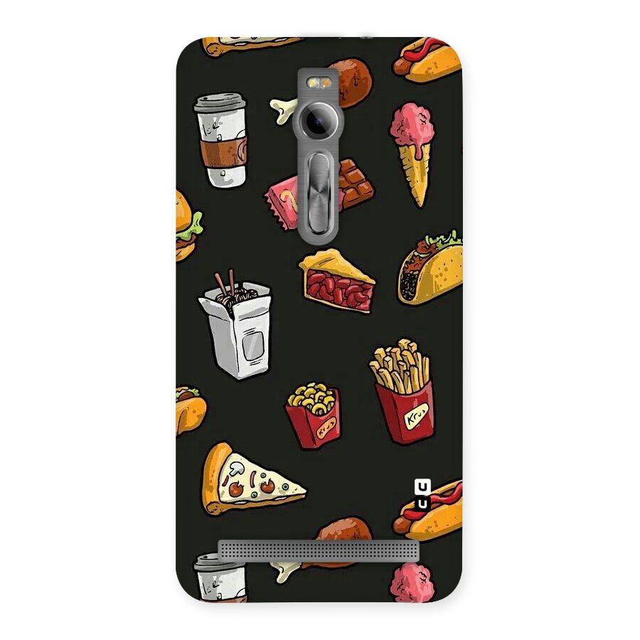 Foodie Pattern Back Case for Asus Zenfone 2
