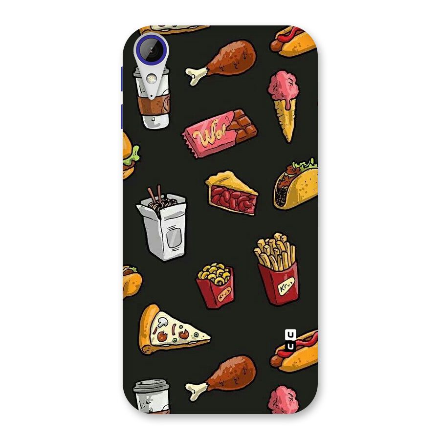 Foodie Pattern Back Case for Desire 830