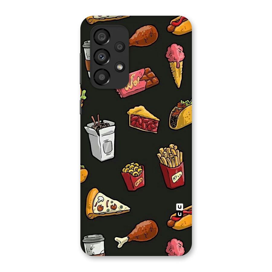 Foodie Pattern Back Case for Galaxy A33 5G