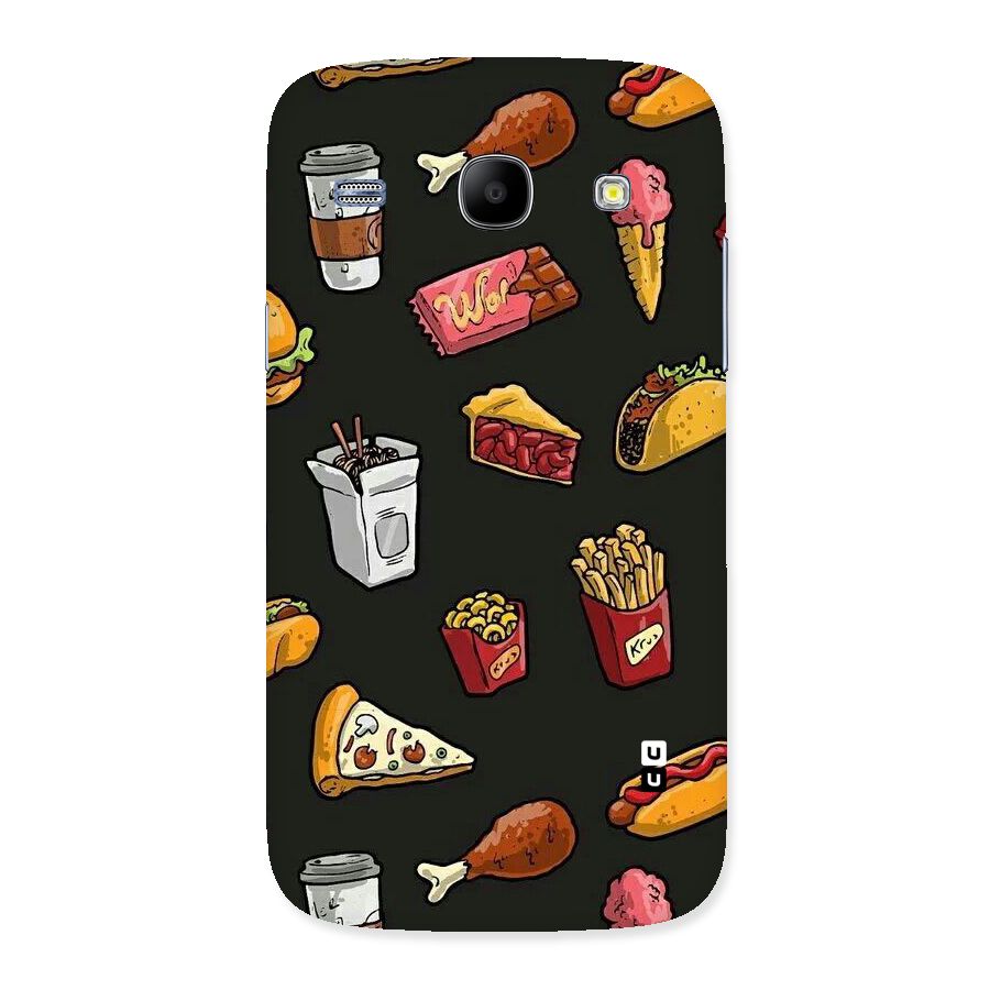 Foodie Pattern Back Case for Galaxy Core