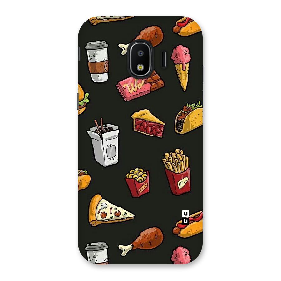 Foodie Pattern Back Case for Galaxy J2 Pro 2018