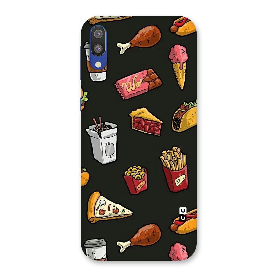 Foodie Pattern Back Case for Galaxy M10
