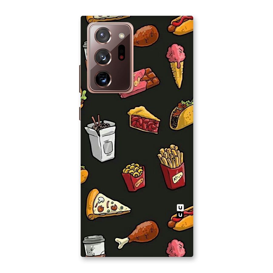 Foodie Pattern Back Case for Galaxy Note 20 Ultra