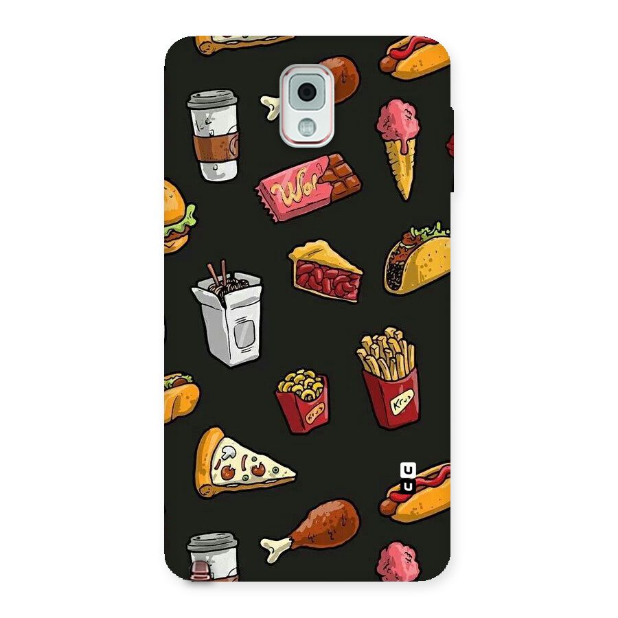 Foodie Pattern Back Case for Galaxy Note 3